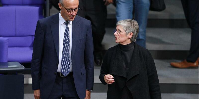 Friedrich Merz und Britta Haßelmann (Archiv) - Foto: über dts Nachrichtenagentur