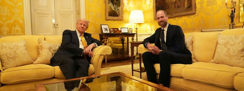 Trump nutzte den Besuch in Paris auch für ein Treffen mit dem britischen Thronfolger. - Foto: Aaron Chown/Pool PA/AP/dpa