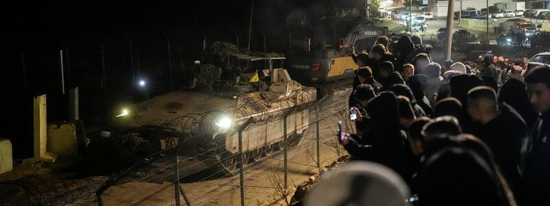 Israel verlegte Soldaten in die Pufferzone auf den besetzten Golanhöhen. - Foto: Matias Delacroix/AP