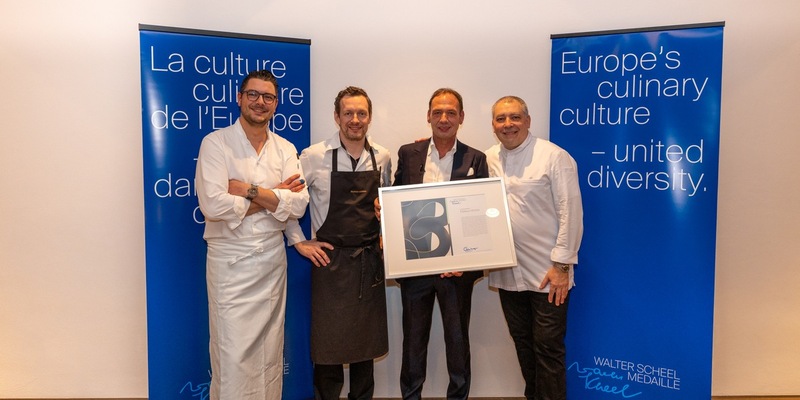 Hochkarätige Auszeichnung für legendären Moselwinzer: Markus Molitor erhält europäische Walter-Scheel-Medaille / 3-Sterne-Köche Bau, Rambichler und Schanz gratulieren kulinarisch - Foto: presseportal.de
