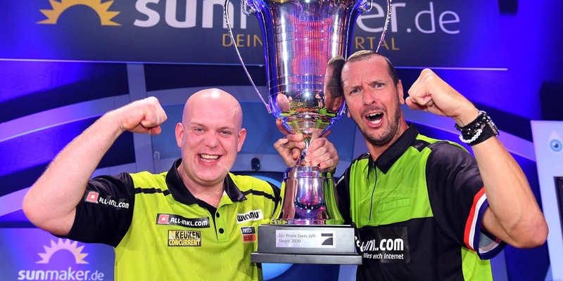 Michael van Gerwen Pascal Hens Die Promi-Darts-WM 2020 - Foto: ProSieben/Willi Weber, presseportal.de