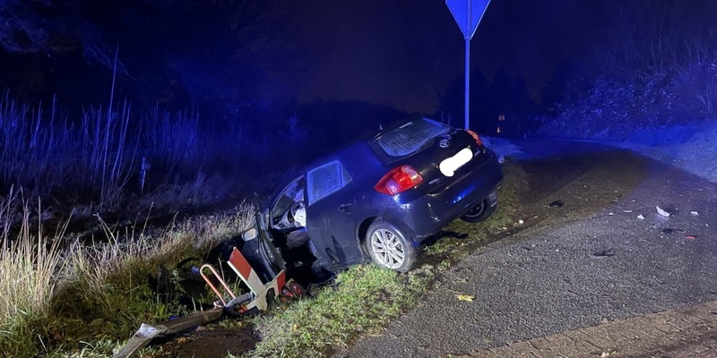 POL-NI: Obernkirchener verursacht alkoholisiert zwei Verkehrsunfälle - Foto: presseportal.de