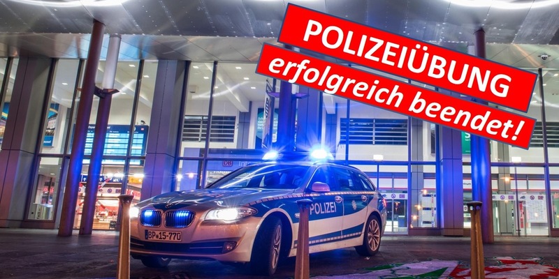 BPOL NRW: Gemeinsame Presseinformation Bundespolizei und Polizei Münster zur heutigen Polizeiübung am Hauptbahnhof Münster - Foto: presseportal.de