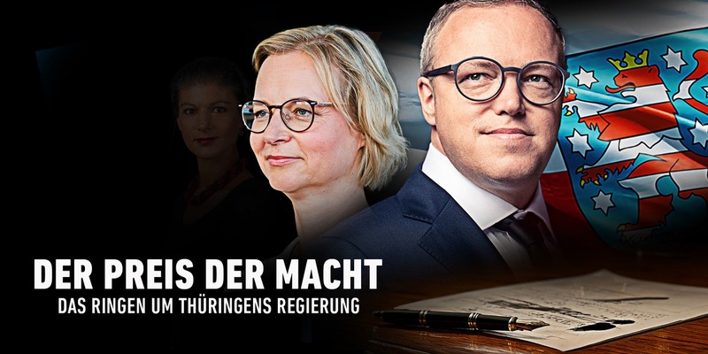 Neue MDR-Dokumentation begleitet Koalitionsverhandlungen nach Landtagswahl in Thüringen - Foto: presseportal.de