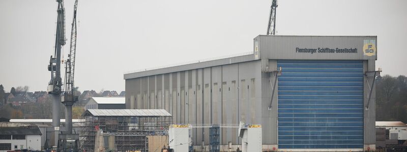 Gibt es neue Investoren für die Flensburger Werft? (Archivbild) - Foto: Christian Charisius/dpa