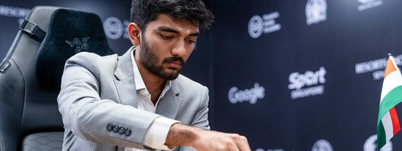 Dommaraju Gukesh krönt sich mit 18 Jahren zum jüngsten Schach-Weltmeister. - Foto: Seshadri Sukumar/ZUMA Press Wire/dpa