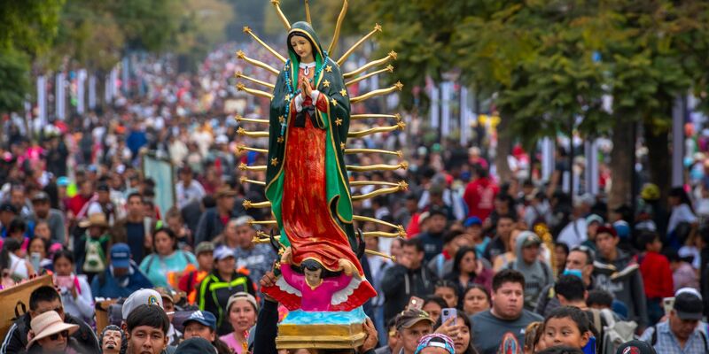 Die Jungfrau von Guadalupe gilt als Schutzpatronin Lateinamerikas. - Foto: Jorge Nunez/ZUMA Press Wire/dpa