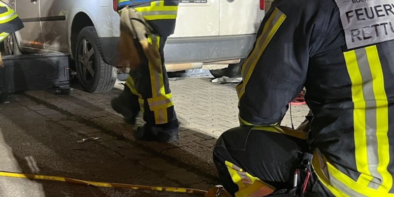 FW-BO: Austritt von Erdgas bei PKW in Bochum Hamme - Foto: presseportal.de