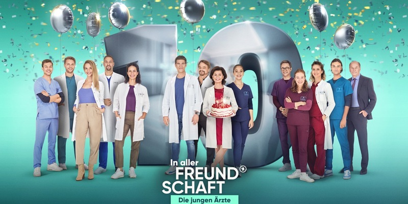 10 Jahre In aller Freundschaft - Die jungen Ärzte | Jubiläumssendung Zehn am Donnerstag, 30. Januar 2025, um 18.50 Uhr im Ersten - Foto: presseportal.de