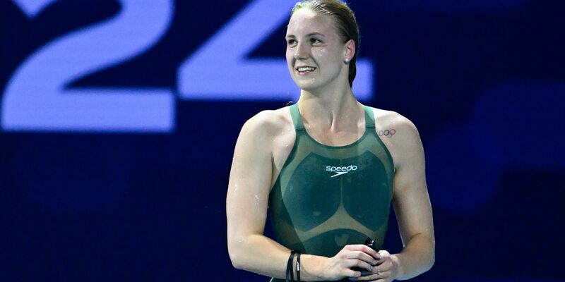 Es war ein anstrengendes Rennen für Isabel Gose. - Foto: Denes Erdos/AP/dpa