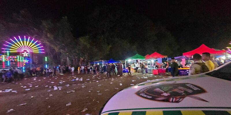 Bei einem Festival in Thailand explodierte ein Sprengsatz. - Foto: Uncredited/Umphang Rescue/AP/dpa