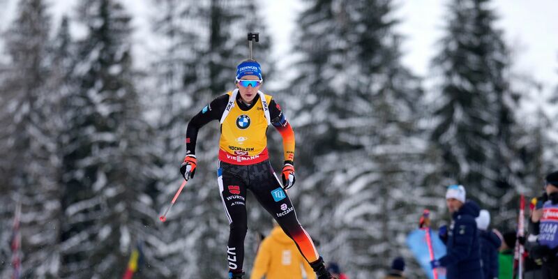 Frankreich gewinnt die Staffel vor Norwegen. - Foto: Matthias Schrader/AP/dpa