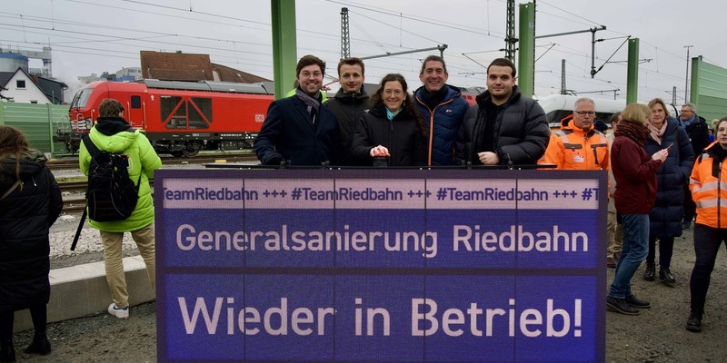Rekordtempo für die Riedbahn: Mammutaufgabe in nur fünf Monaten bewältigt - Foto: presseportal.de