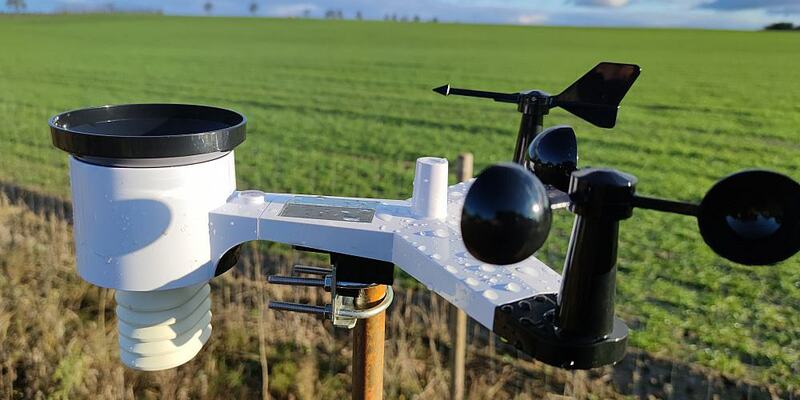 Wetterstation an einem Acker (Archiv) - Foto: über dts Nachrichtenagentur