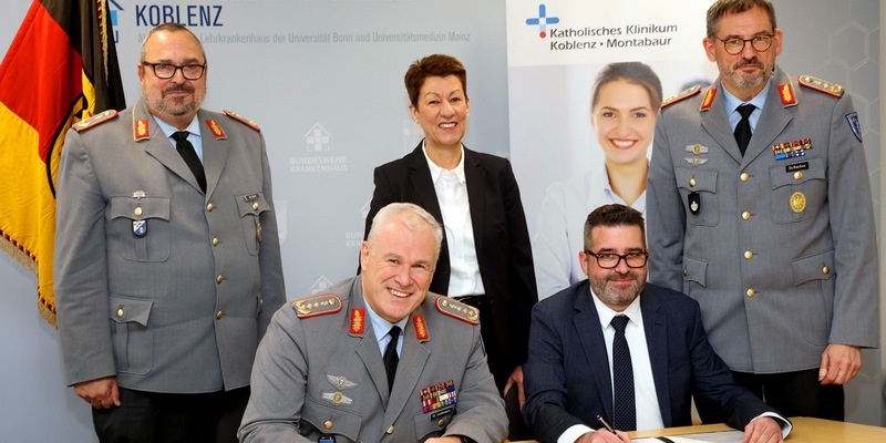 Bundeswehrzentralkrankenhaus und Katholisches Klinikum Koblenz-Montabaur intensivieren Zusammenarbeit zum Wohle der Patienten in der Region - Foto: presseportal.de