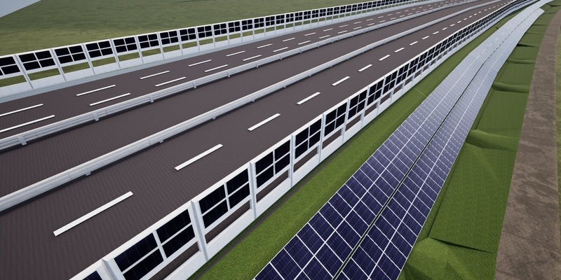 Wie aus Autobahnen Solarkraftwerke werden - Foto: presseportal.de