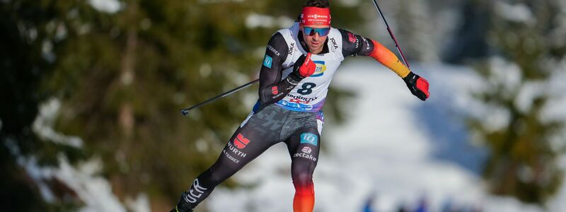 Philipp Nawrath hat derzeit als einziger Deutscher gute Form. - Foto: Georg Hochmuth/APA/dpa