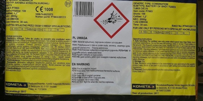 HZA-BI: Bielefelder Zoll warnt vor Gefahren bei Silvesterfeuerwerk/Schon beim Kauf auf Sicherheit achten - Foto: presseportal.de