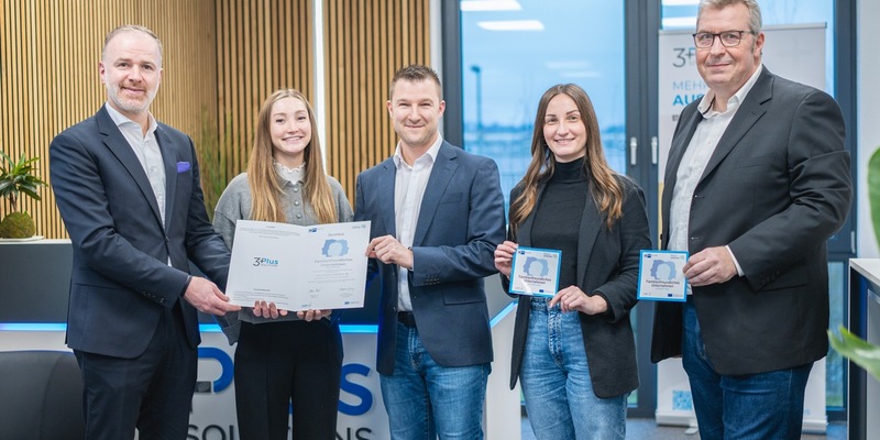 Vereinbarkeit von Familie und Beruf als Wettbewerbsfaktor: 3 Plus Solutions erneut als „Familienfreundliches Unternehmen“ zertifiziert - Foto: presseportal.de