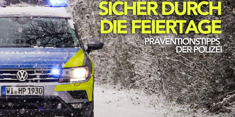 POL-DA: Südhessen: Sicher durch die Weihnachtszeit / Präventionstipps der Polizei - Foto: presseportal.de