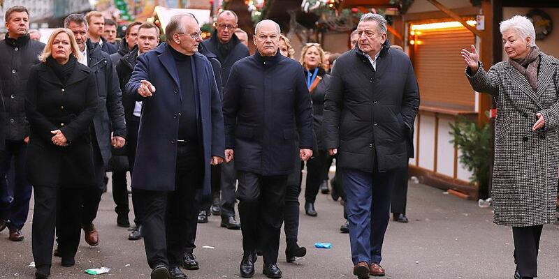 Olaf Scholz nach Anschlag auf Magdeburger Weihnachtsmarkt am 21.12.2024 - Foto: über dts Nachrichtenagentur