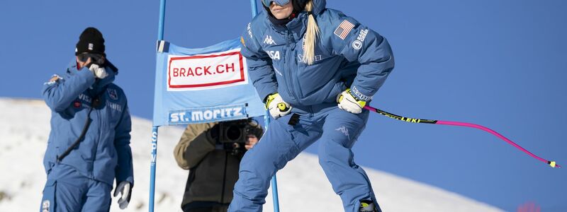 Ist zurück im Alpin-Weltcup: Lindsey Vonn. - Foto: Jean-Christophe Bott/KEYSTONE/dpa