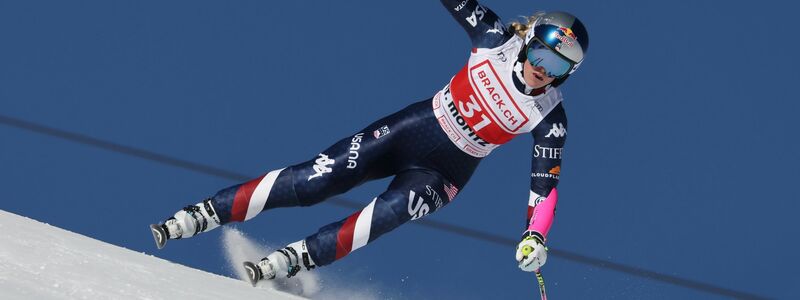 Voll in Aktion: Lindsey Vonn. - Foto: Marco Trovati/AP/dpa