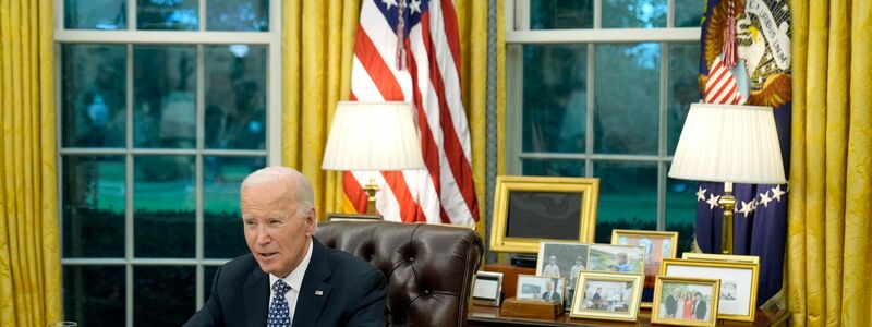 US-Präsident Joe Biden im Oval Office. (Archivbild) - Foto: Mark Schiefelbein/AP/dpa