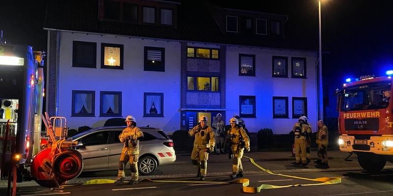 FW Lehrte: Küchenbrand am Heiligabend - Rauchwarnmelder verhindert schlimmeres - Foto: presseportal.de