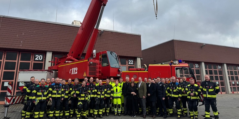 FW-M: OB Dieter Reiter besucht die Feuerwache 6 (Pasing) - Foto: presseportal.de