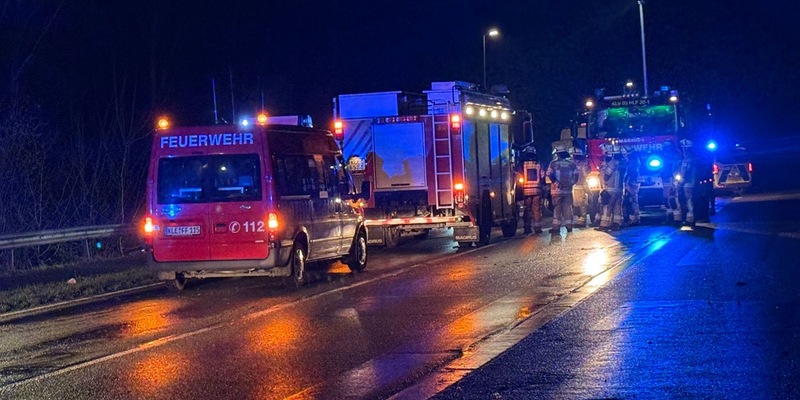 FW-KLE: Verkehrsunfall auf der Keekener Straße - Foto: presseportal.de
