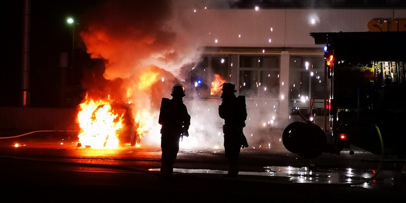 KFV Sigmaringen: Fahrzeugbrand - Foto: presseportal.de