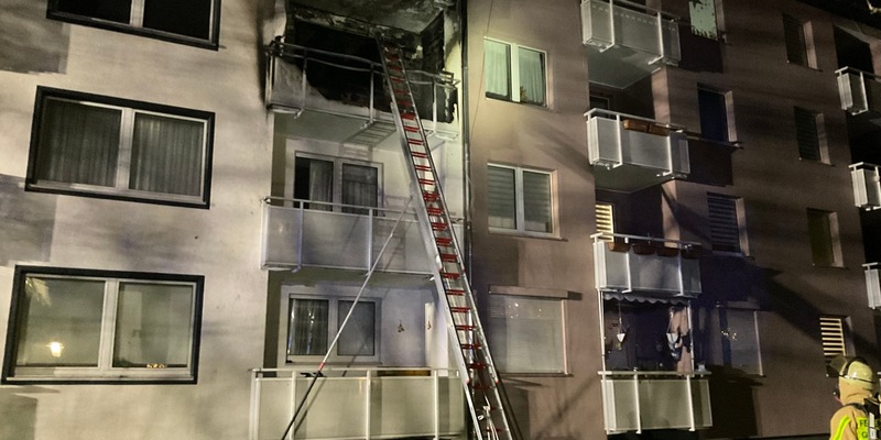 FW-GLA: Wohnungsbrand in einem Mehrfamilienhaus - Foto: presseportal.de