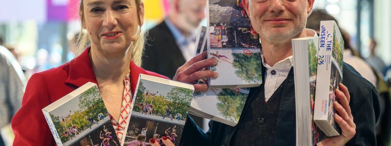 Die große Eröffnungsfeier am 18. Januar fest im Blick: Die Geschäftsführer der Kulturhauptstadt gGmbH, Andrea Pier und Stefan Schmidtke (Archivbild) - Foto: Hendrik Schmidt/dpa