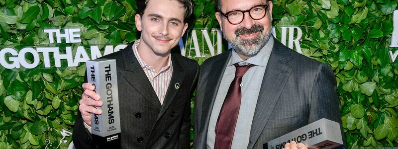 Timothée Chalamet und Regisseur James Mangold bei der Pressetour zu ihrem neuen Film. - Foto: Evan Agostini/Invision via AP/dpa