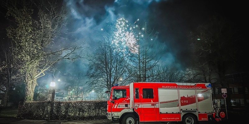 FW-GL: Bilanz zur Silvesternacht 2024/2025 der Feuerwehr Bergisch Gladbach - Foto: presseportal.de