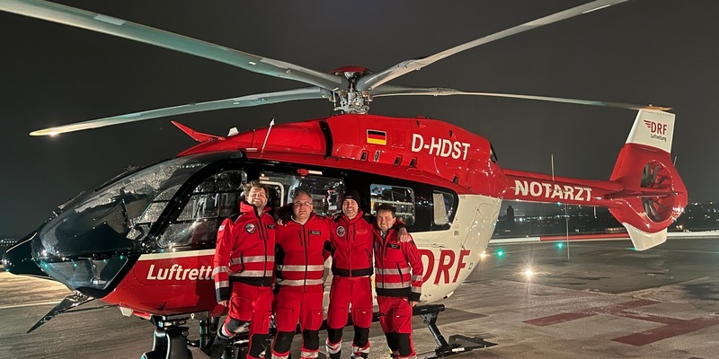 Luftrettung in Nordrhein-Westfalen: Christoph Dortmund ab sofort rund um die Uhr einsatzbereit - Foto: presseportal.de