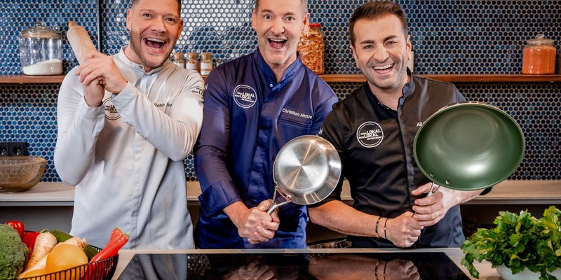 Robin Pietsch Christian Henze Ali Güngörmüs Mein Lokal Dein Lokal - Foto: Joyn/Nadine Rupp, presseportal.de