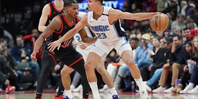 Orlandos Tristan da Silva stellte gegen die Toronto Raptors einen Karrierebestwert auf. - Foto: Frank Gunn/The Canadian Press via AP/dpa