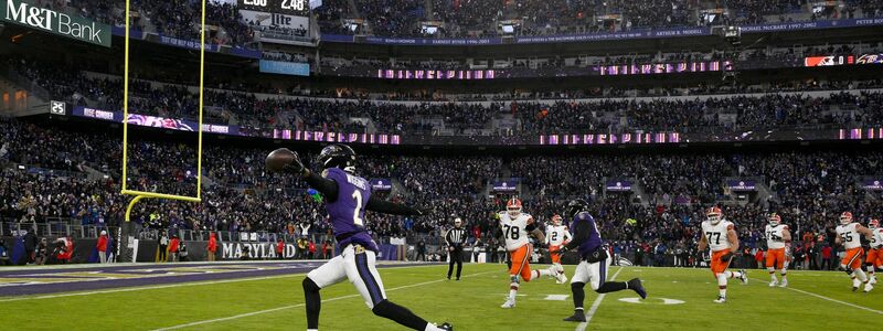 Die Baltimore Ravens hatten gegen die Cleveland Browns keine Probleme und holten sich den AFC-North-Titel. - Foto: Nick Wass/AP/dpa