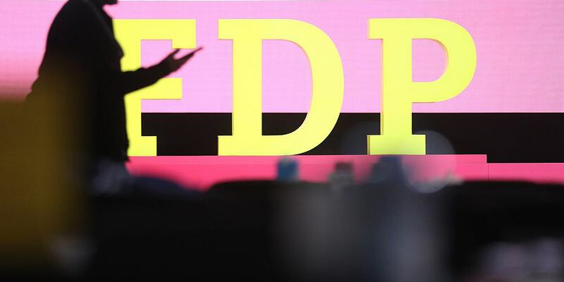 FDP-Logo auf Parteitag (Archiv) - Foto: über dts Nachrichtenagentur