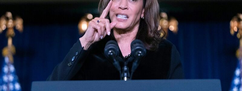 Für Kamala Harris dürfte es ein schwerer Tag werden. (Archivbild) - Foto: Jose Luis Magana/AP/dpa