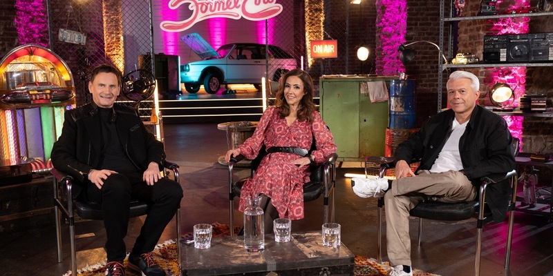 Peter Illmann Markus Kavka Anastasia Zampounidis Formel 1 - Foto: Joyn/Willi Weber, presseportal.de