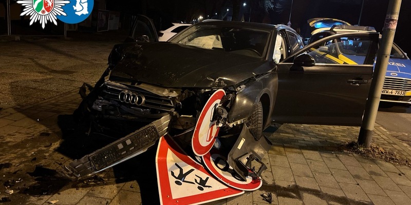 POL-DU: Overbruch: Autofahrer kommt von Fahrbahn ab - Foto: presseportal.de