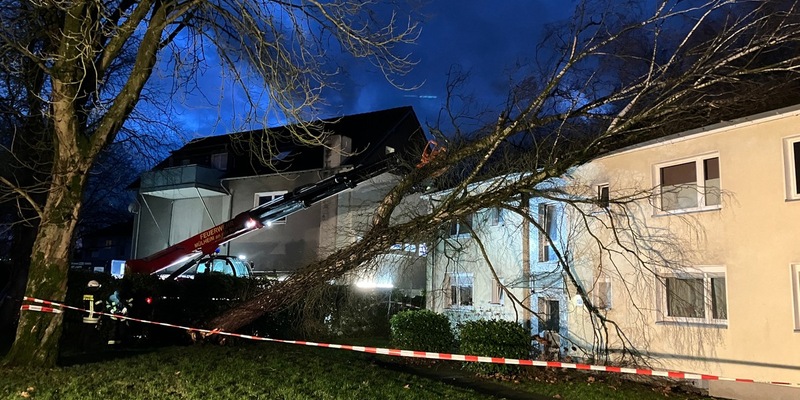 FW-MH: Sturmtief sorgt für Feuerwehreinsätze - Foto: presseportal.de
