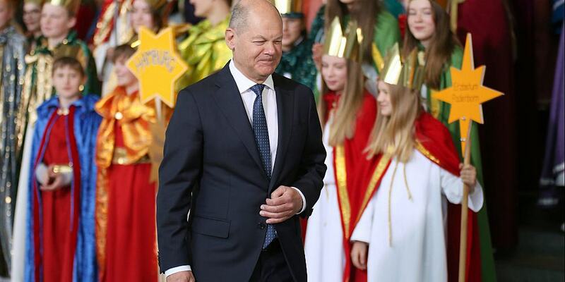 Olaf Scholz mit Sternsingern am 07.01.2025 - Foto: über dts Nachrichtenagentur