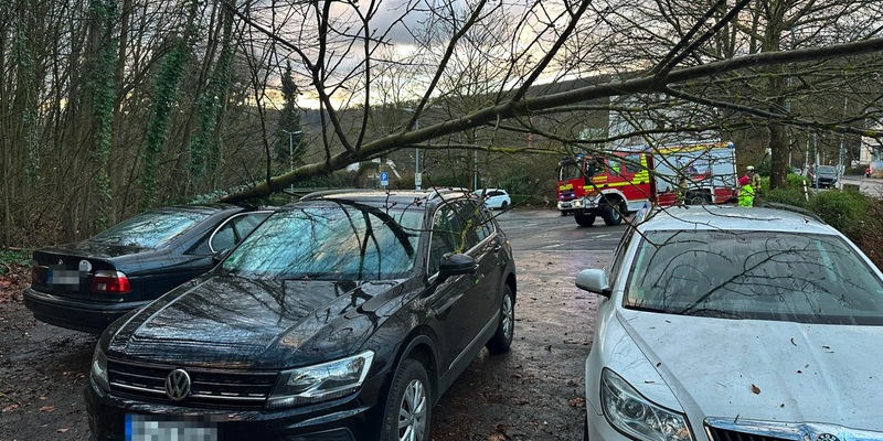 FW-EN: Fünf Einsätze für die Feuerwehr Herdecke am Dienstag - Weitere Sturmeinsätze und Menschenrettung auf der Straße - Foto: presseportal.de