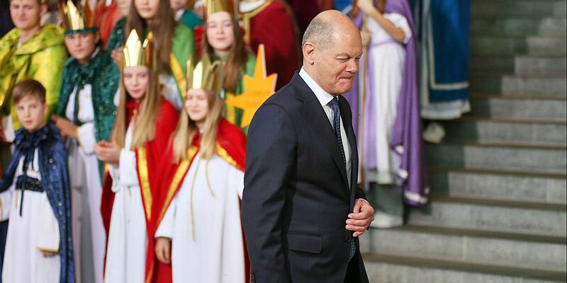 Olaf Scholz mit Sternsingern am 07.01.2025 - Foto: über dts Nachrichtenagentur