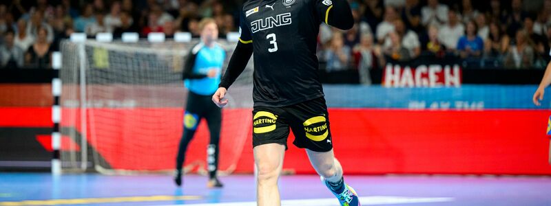 Nils Lichtlein spielt sein zweites großes Turnier im DHB-Trikot.  - Foto: Marco Wolf/wolf-sportfoto/dpa