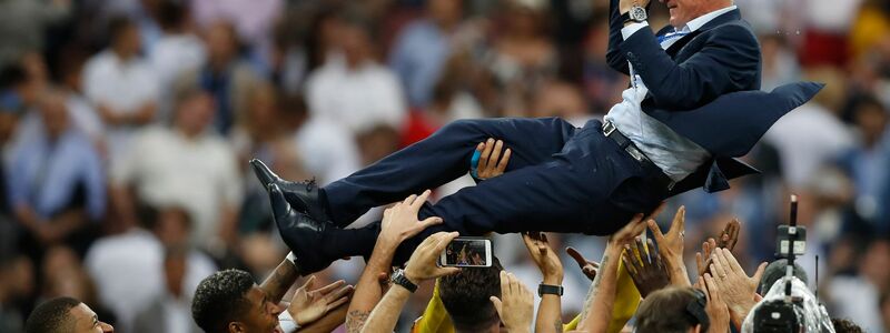 Unter Deschamps wurden Les Bleus 2018 Weltmeister. - Foto: Francisco Seco/AP/dpa